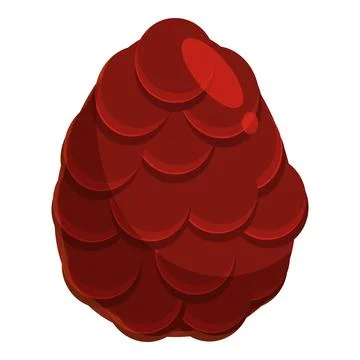 Ripe raspberry showing delicious texture Illustrazione stock