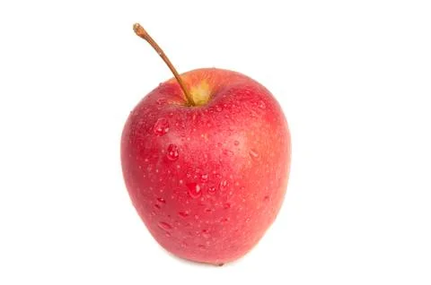 Ripe red apple Stock Photos