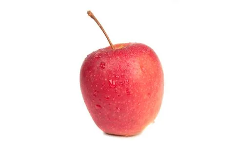 Ripe red apple Stock Photos