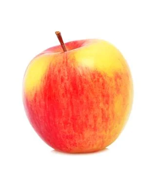 Ripe red apple Stock Photos
