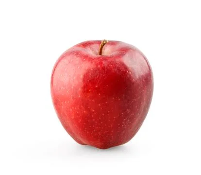 Ripe red apple Stock Photos