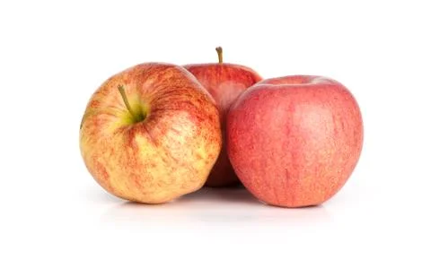 Ripe red apples Stock Photos