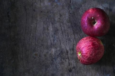 Ripe red apples Foto stock