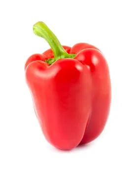 Ripe red pepper Stock Photos