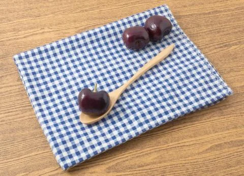 Ripe Red Plums Stock Photos