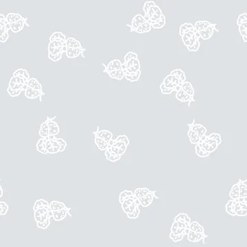 Ripe red radish line vector seamless pattern Stock Illustration