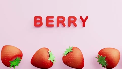 Ripe red strawberries on a light background Stock Footage 219869748