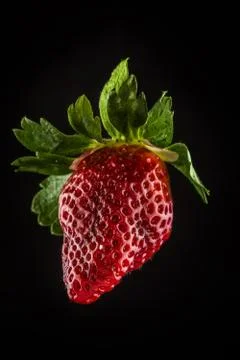 Ripe red strawberry Stock-Fotos