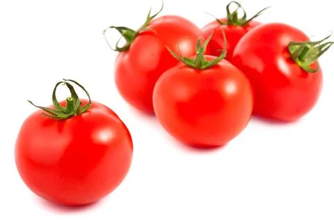 Ripe red tomatoes Stock Photos