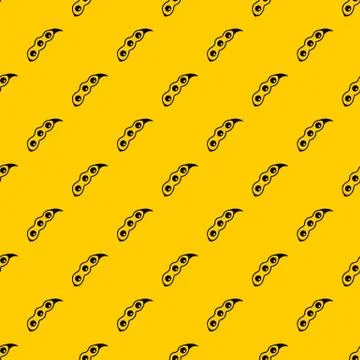 Ripe soybean pattern Stock Illustration