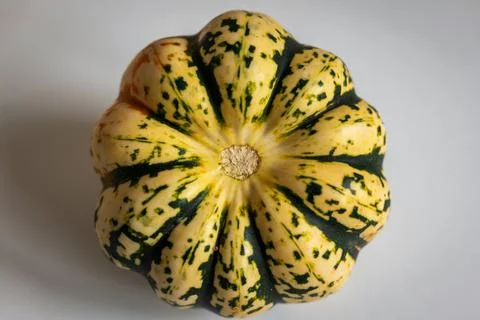 Ripe squash pumpkins background closeup Foto stock