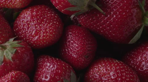 Ripe strawberries Stock Footage 67030156