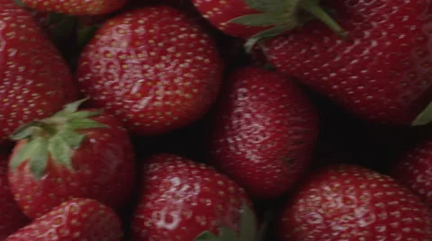 Ripe strawberries Stock Footage 67030213