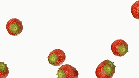 Ripe strawberries Stock Footage 130817574