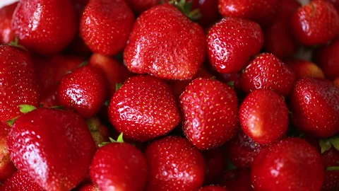 Ripe strawberries Stock Footage 156281290