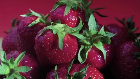 Ripe strawberries Stock Footage 240493503