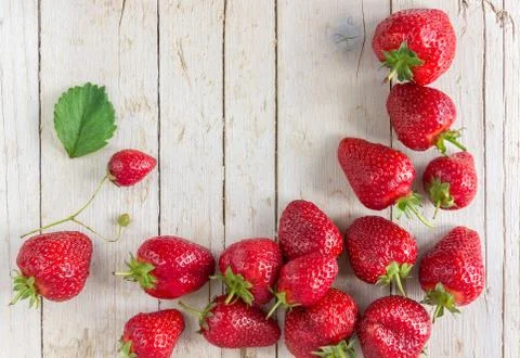 Ripe strawberries. Healthy eating Stock Photos