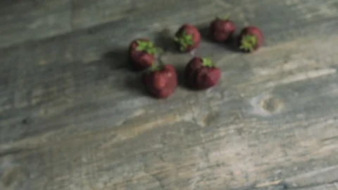 Ripe strawberries in human hands Stock Footage 110496130