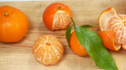 Ripe tangerines Stock Footage 234334120