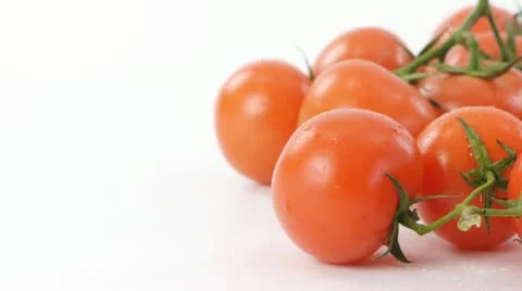 Ripe tomatoes close up Stock Footage 21997378