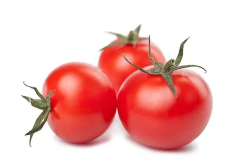 Ripe tomatoes isolated Stock Photos
