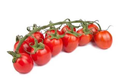 Ripe tomatoes isolated Stock Photos
