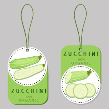 Ripe vegetable squash zucchini Stock Illustration