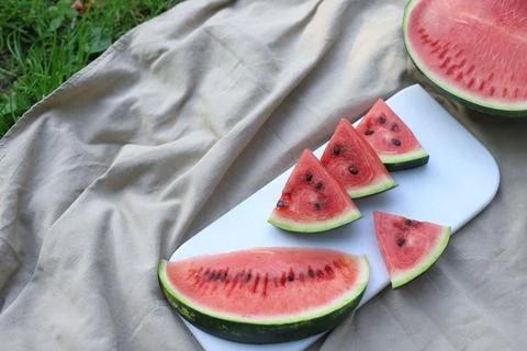Ripe watermelon 2 Stock Photos