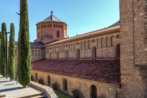 Ripoll monastery cimborio 写真素材