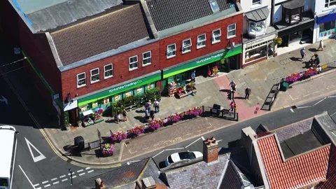 Ripon North Yorkshire England, 30th July 2026: Aerial drone footage overloo.. Stock Footage 340956837