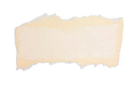 Ripped card on white background Stock Photos