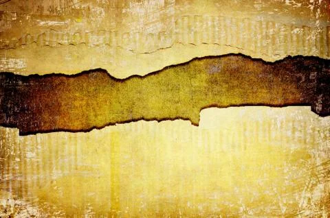 Ripped cardboard texture or background Stock Illustration