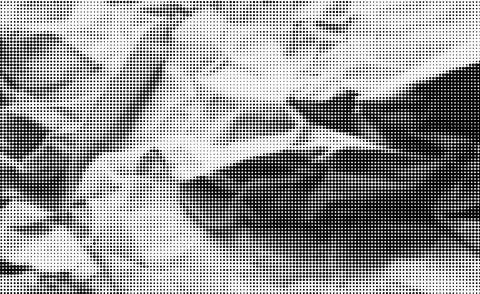 Ripped halftone paper background design Stock Illustration