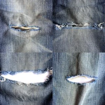 Ripped jeans Stock Photos