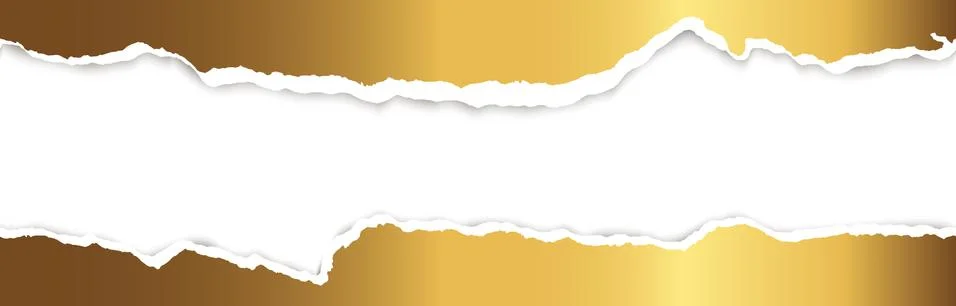 Ripped open paper Stock Illustration