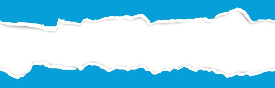 Ripped open paper Stock Illustration