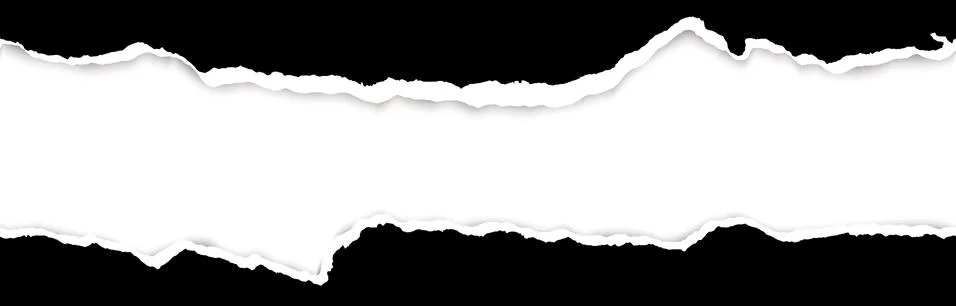 Ripped open paper Illustrazione stock