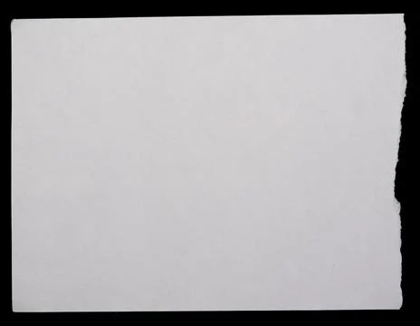 Ripped paper on black background Stock Photos