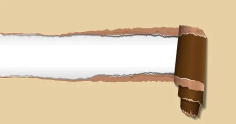 Ripped paper Stock Illustration