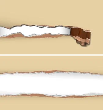 Ripped paper Stock Illustration