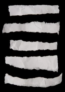 Ripped paper strips 스톡 사진