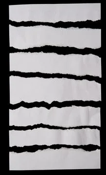 Ripped paper strips Stock Photos