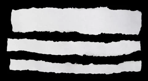 Ripped paper strips Stock Photos