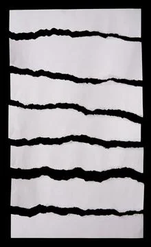 Ripped paper strips Stock Photos