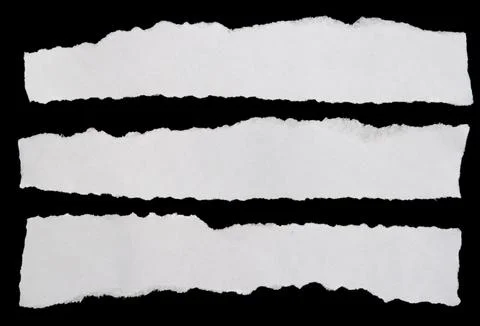 Ripped paper strips Stock Photos