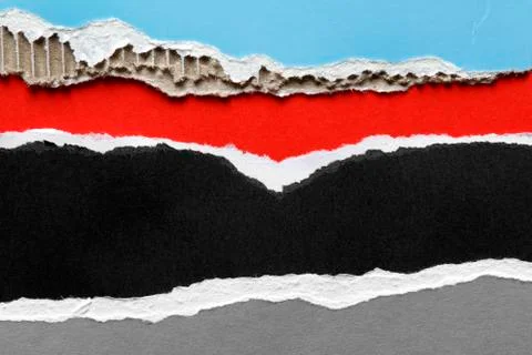 Ripped papers Stock Photos