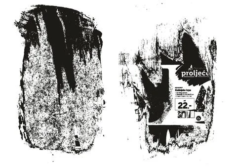 Ripped &amp; Torn Paper Background Grunge Punk Style High Detail Abstract Vector Set Illustrazione stock