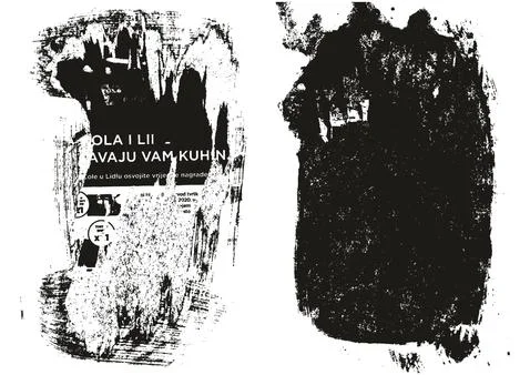 Ripped &amp; Torn Paper Background Grunge Punk Style High Detail Abstract Vector Set Stock Illustration