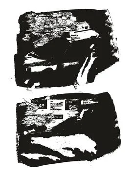 Ripped &amp; Torn Paper Background Grunge Punk Style High Detail Abstract Vector Stock Illustration