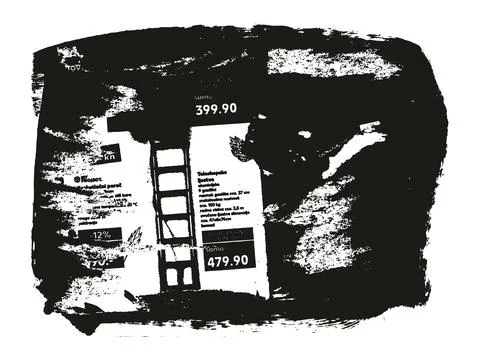 Ripped &amp; Torn Paper Background Grunge Punk Style High Detail Abstract Vector Stock Illustration